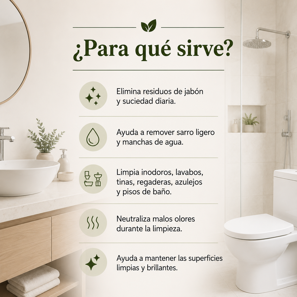 Limpiador de Baños en Polvo