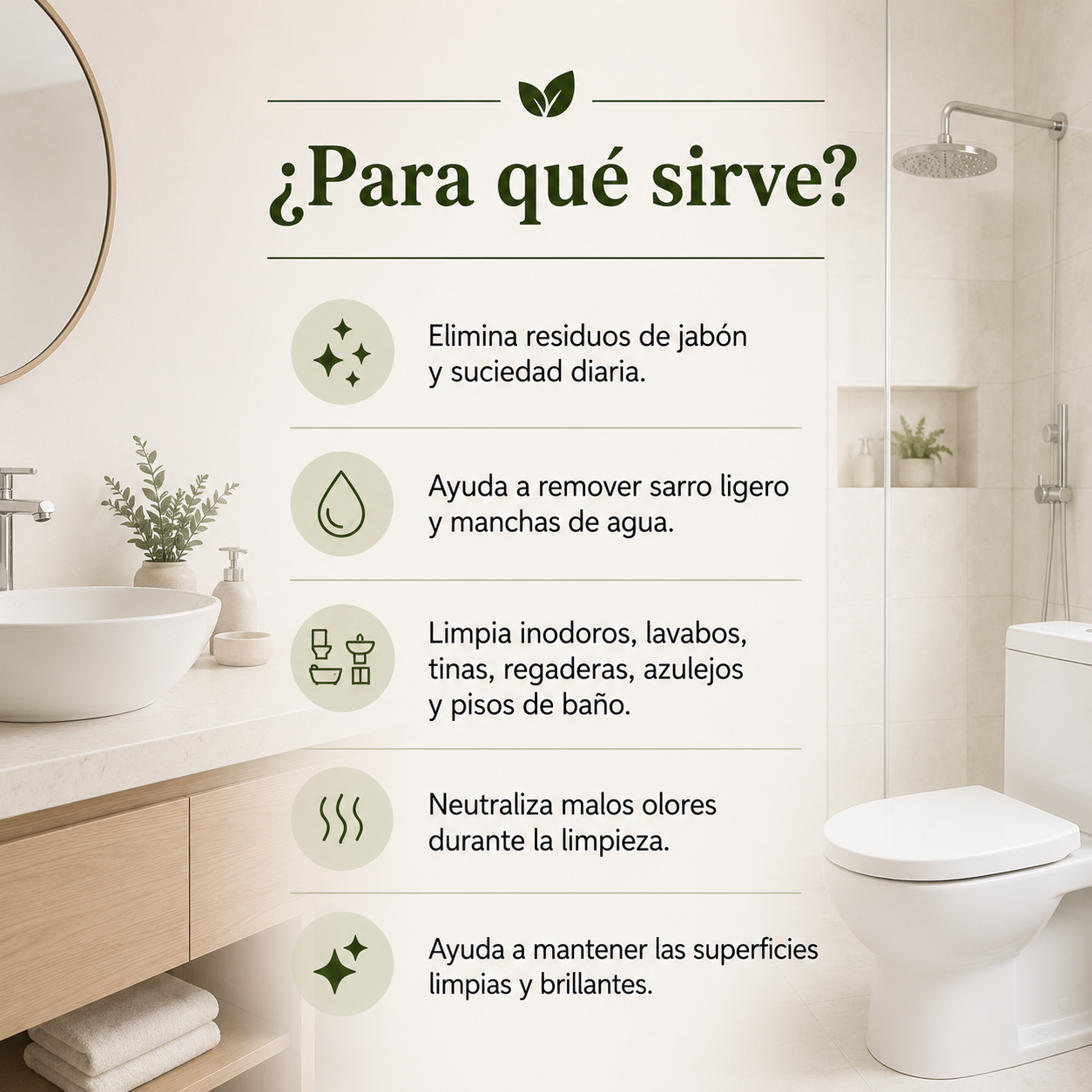 Limpiador de Baños en Polvo