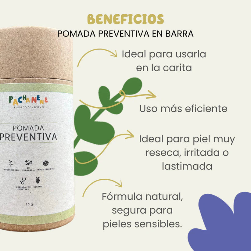 Pomada Preventiva en Barra 80g