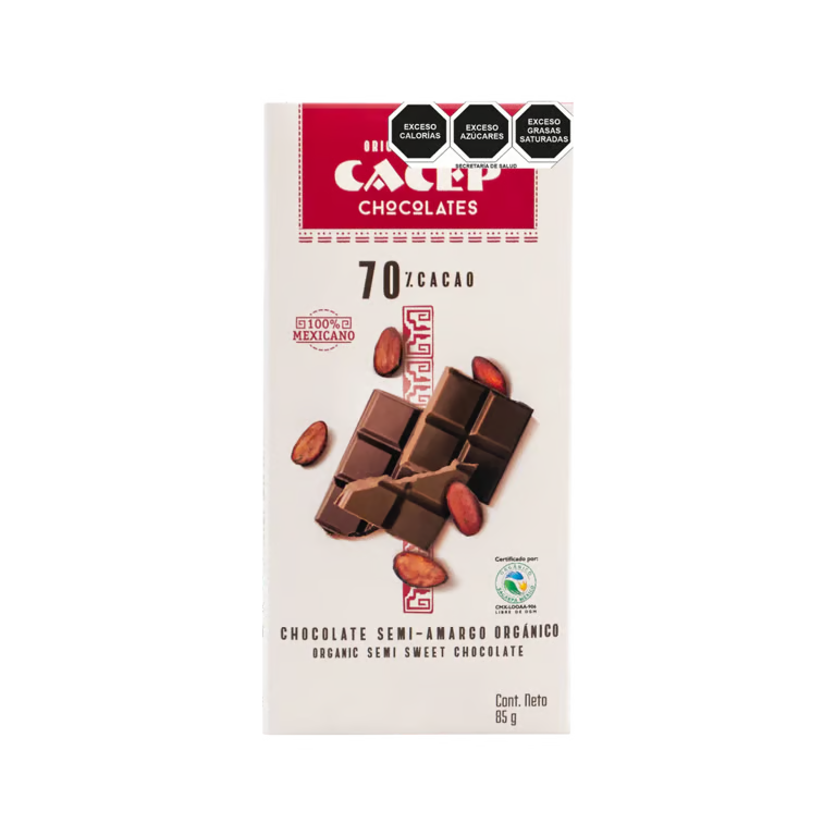 Barra 85g Chocolate Semiamargo 70%