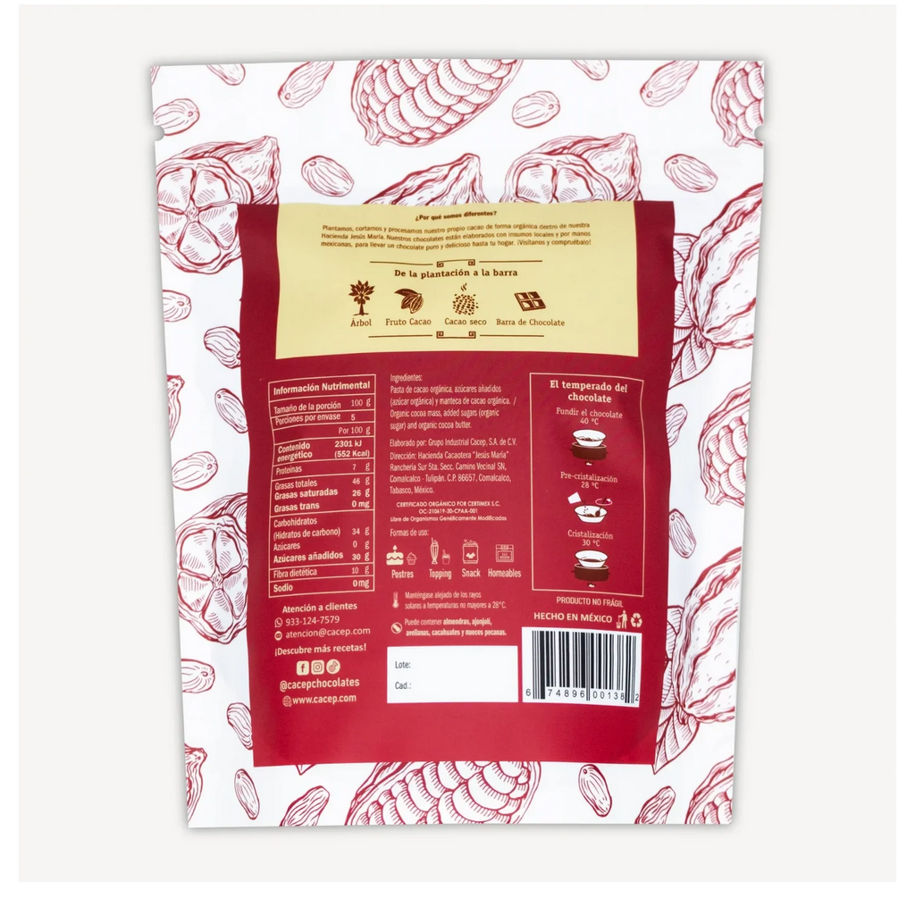 Gotas 500 gr al 70% Cacao
