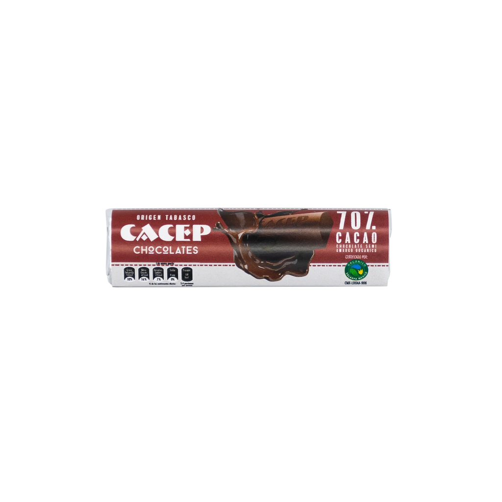 Barrita 20g Chocolate Semiamargo 70%