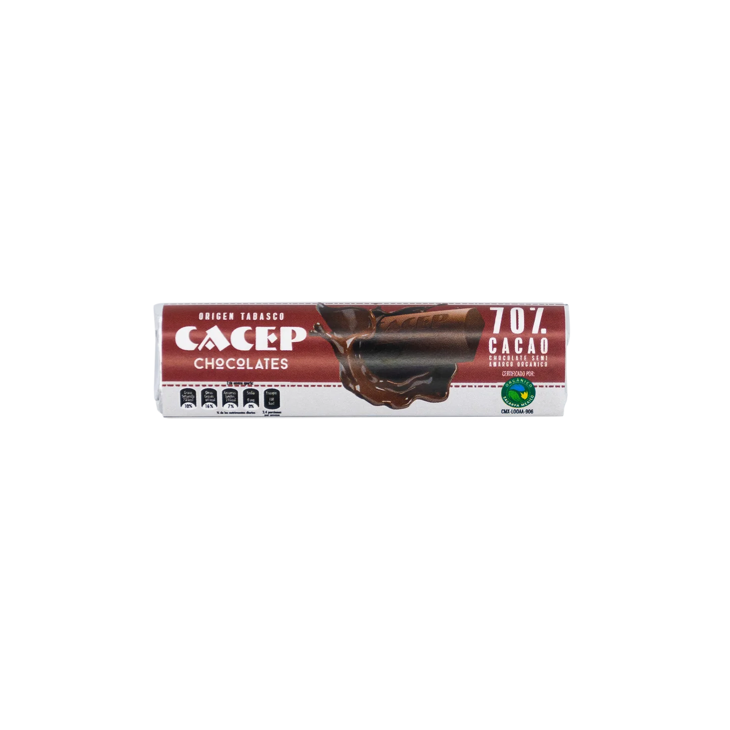 Barrita 20g Chocolate Semiamargo 70%
