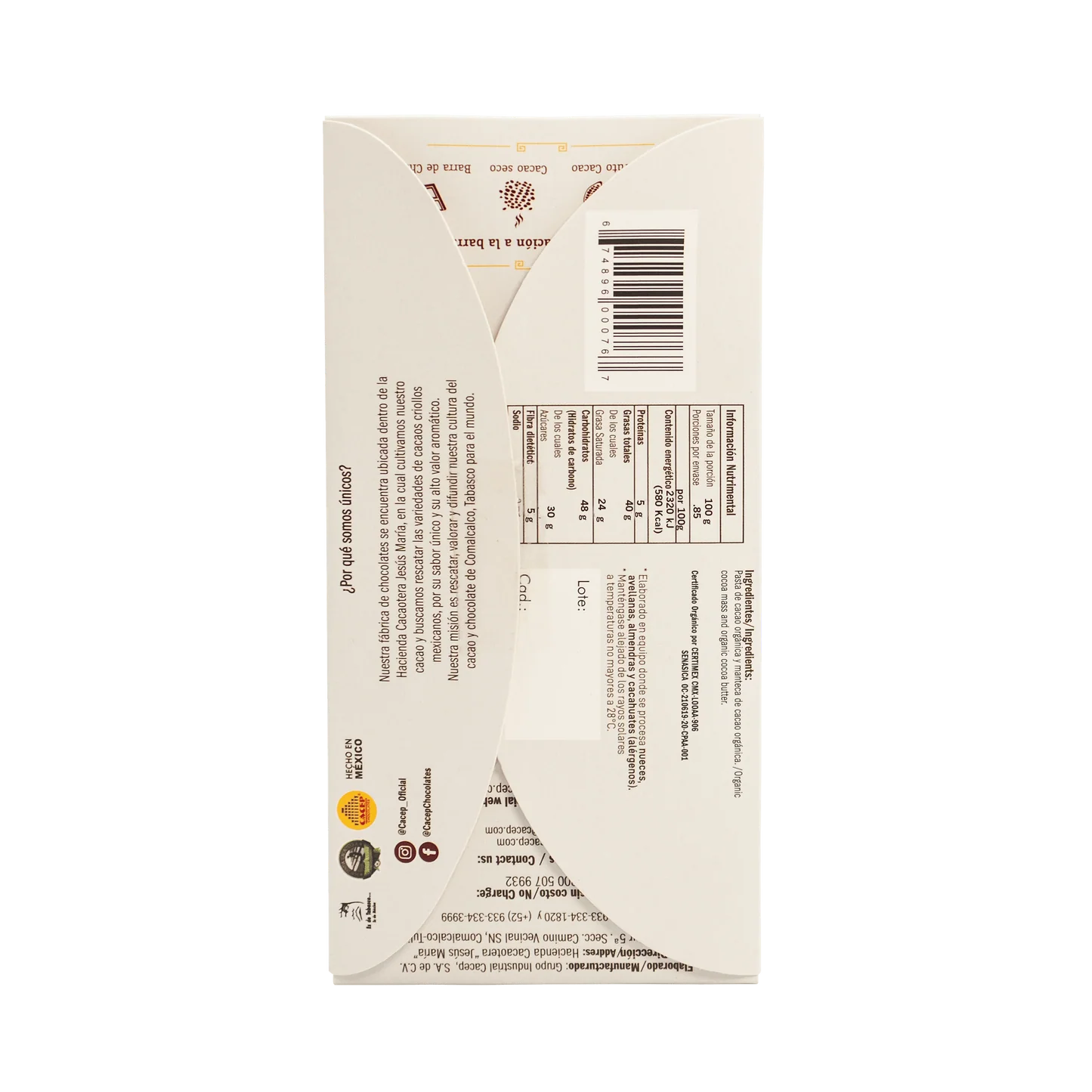 Barra 85g Chocolate Semiamargo 70%
