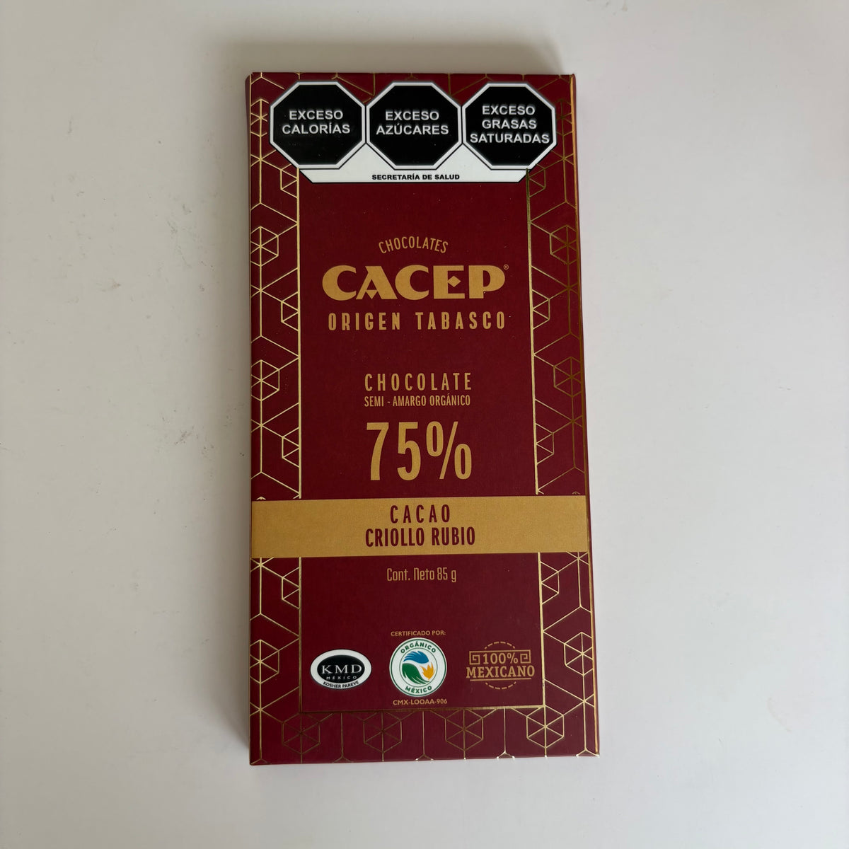 Barra 86 g Chocolate criollo