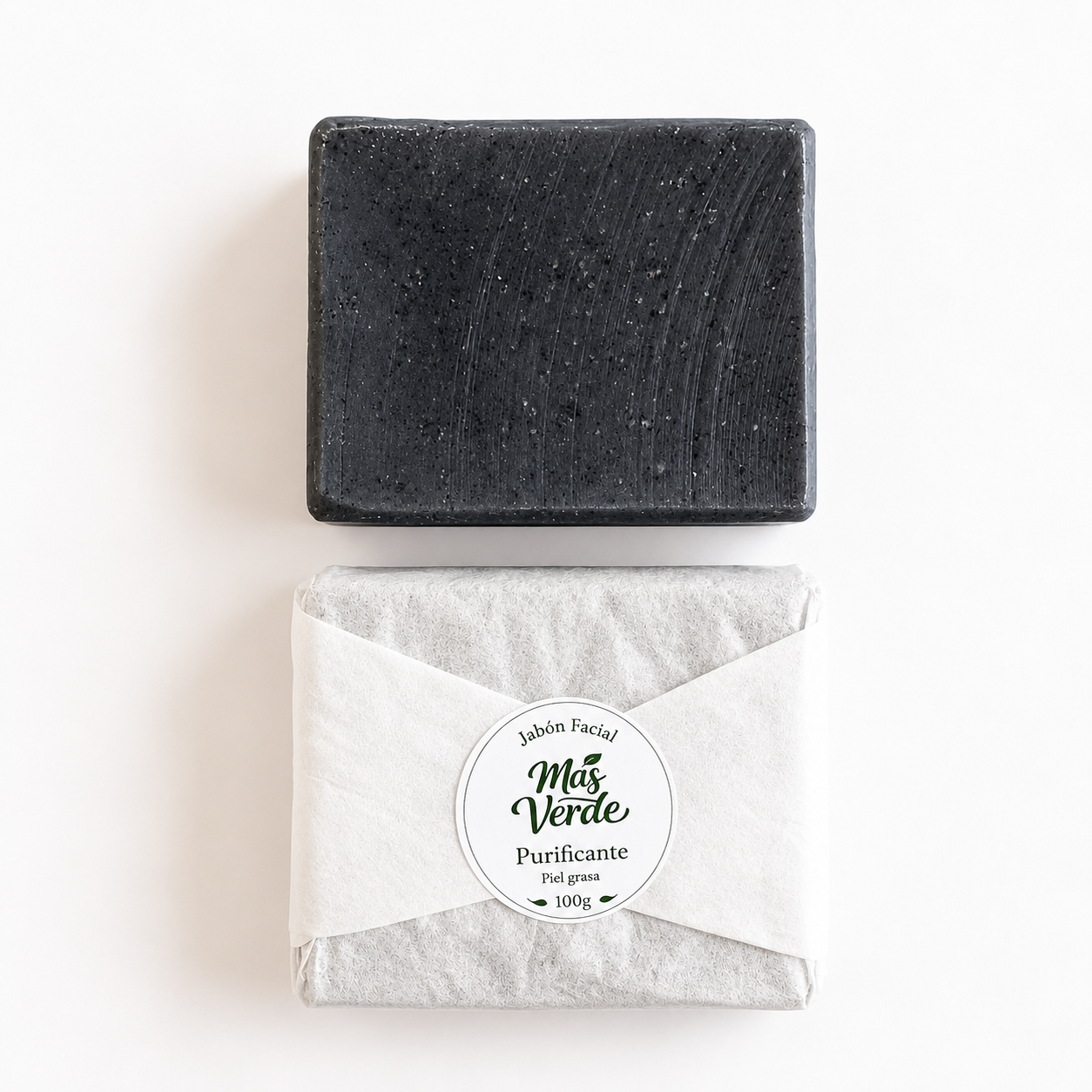 Jabón Facial para Piel Grasa | Carbón & Árbol de Té