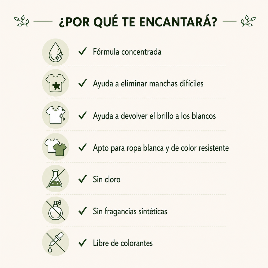Quitamanchas Oxígeno Activo
