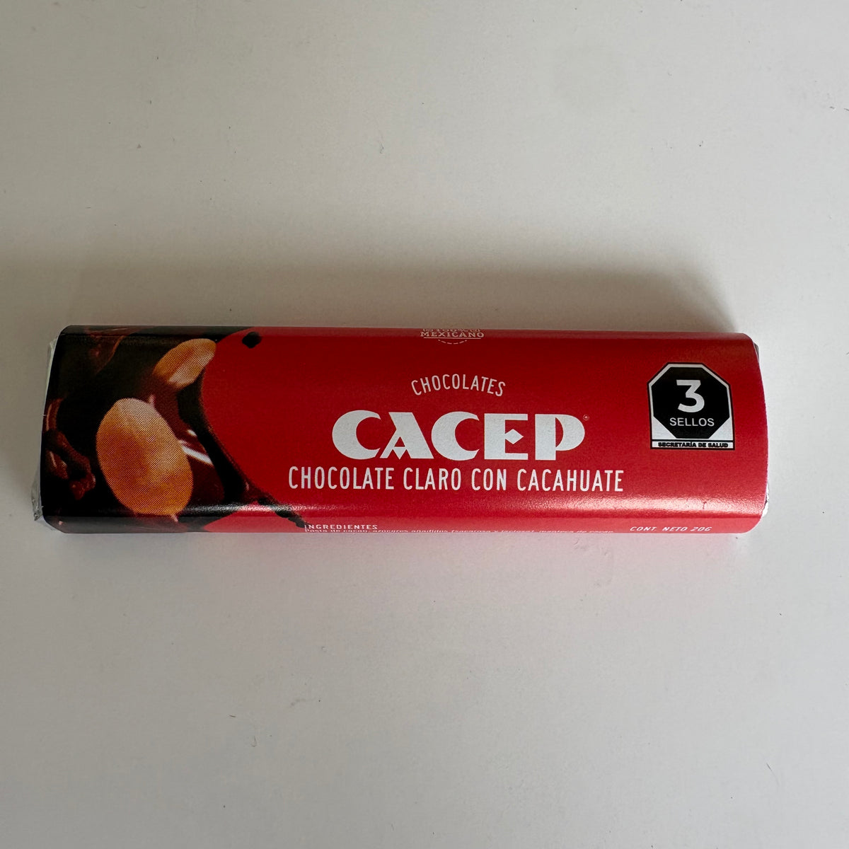 Barrita 20 g Chocolate con cacahuate