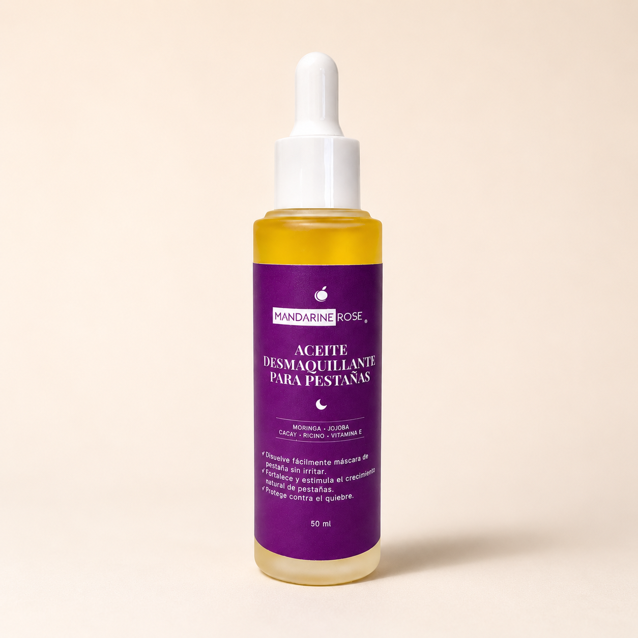 Aceite desmaquillante para pestañas