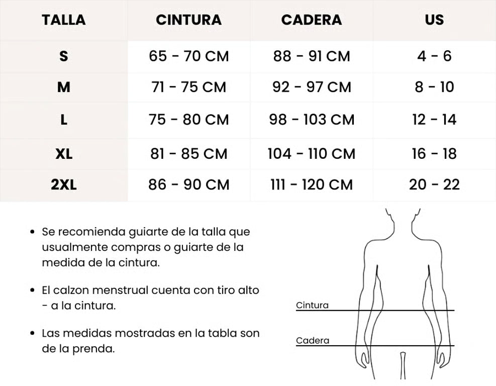 Calzón Menstrual María - Super Abundante