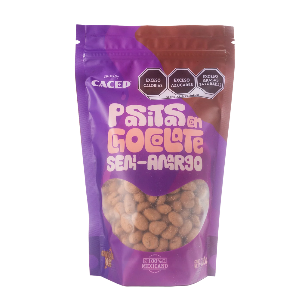 Pasas con chocolate semi-amargo