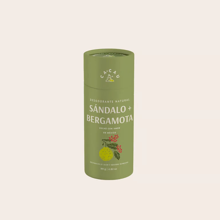 Desodorante Sándalo + Bergamota Barra 80gr