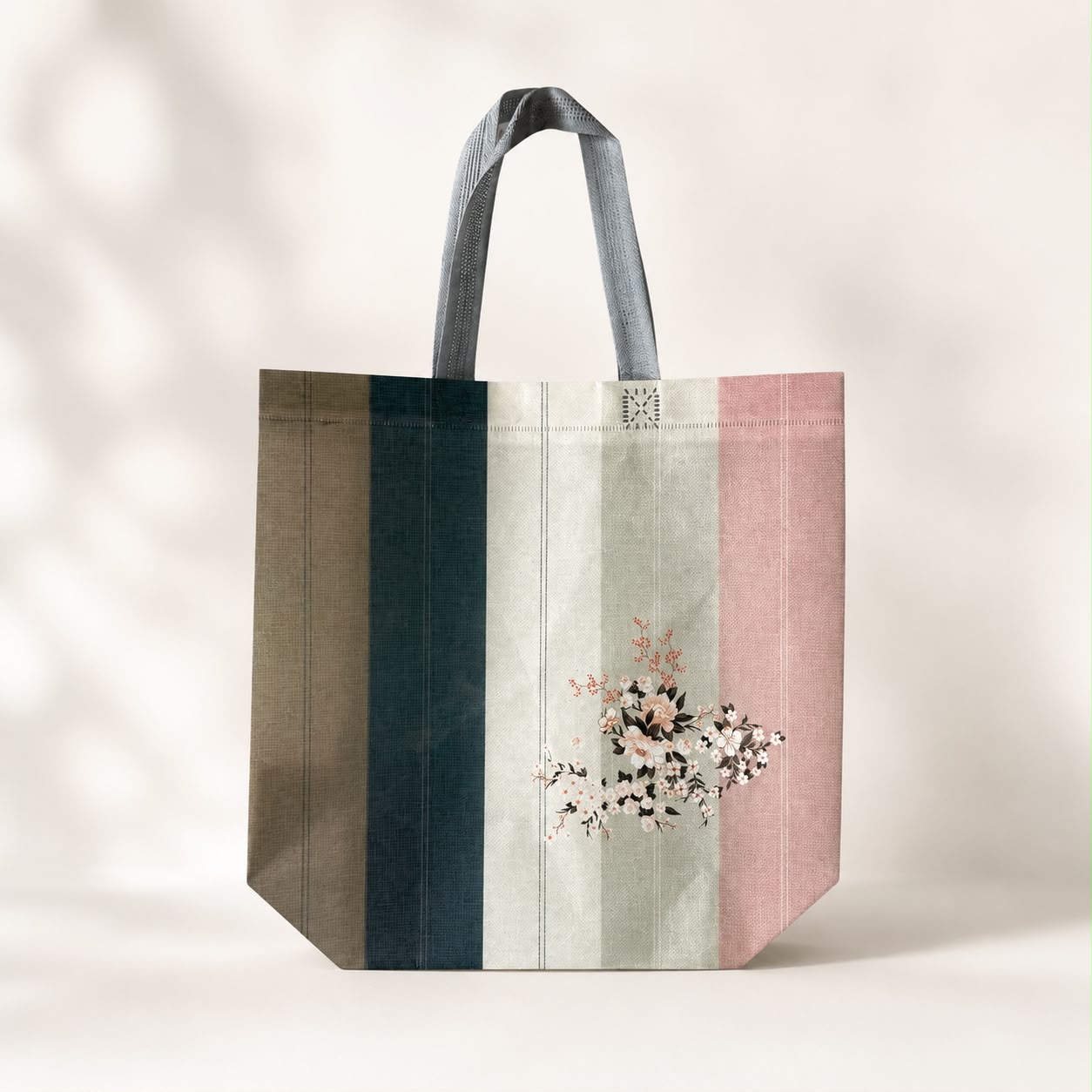 Bolsas tote colores con flores