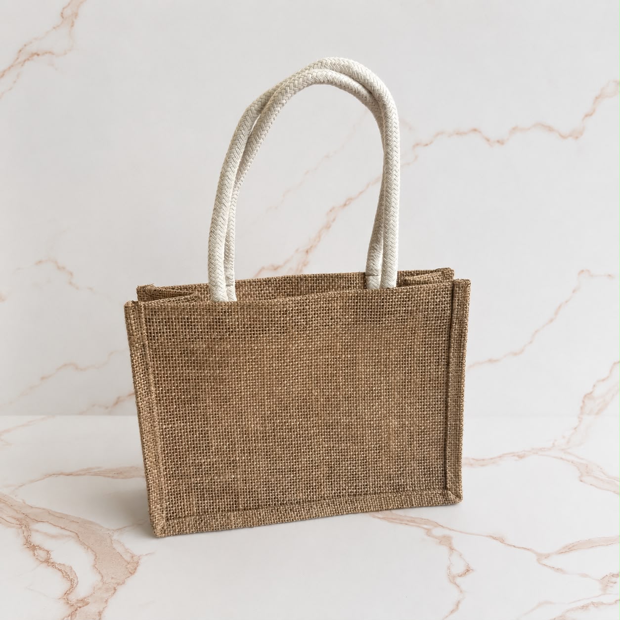Bolsa yute regalo asa blanca