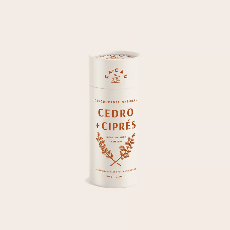 Desodorante Cedro + Ciprés Barra 80gr