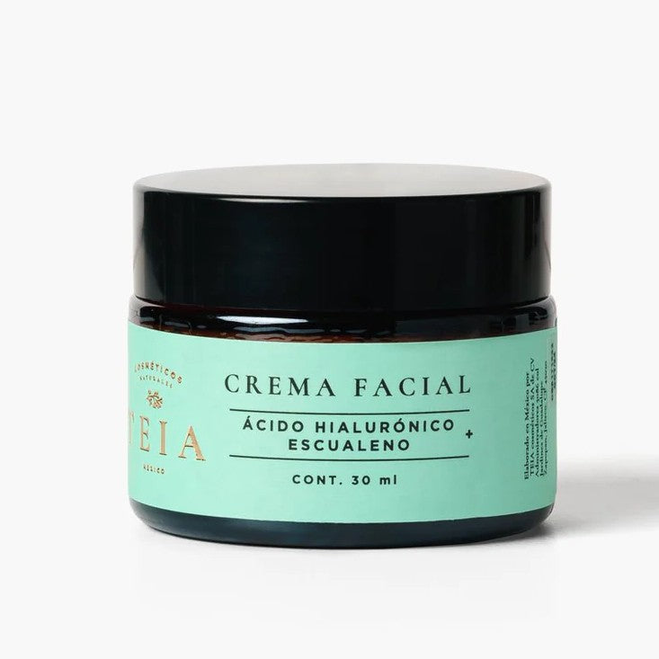 Crema Facial de Escualeno + Ácido Hialurónico