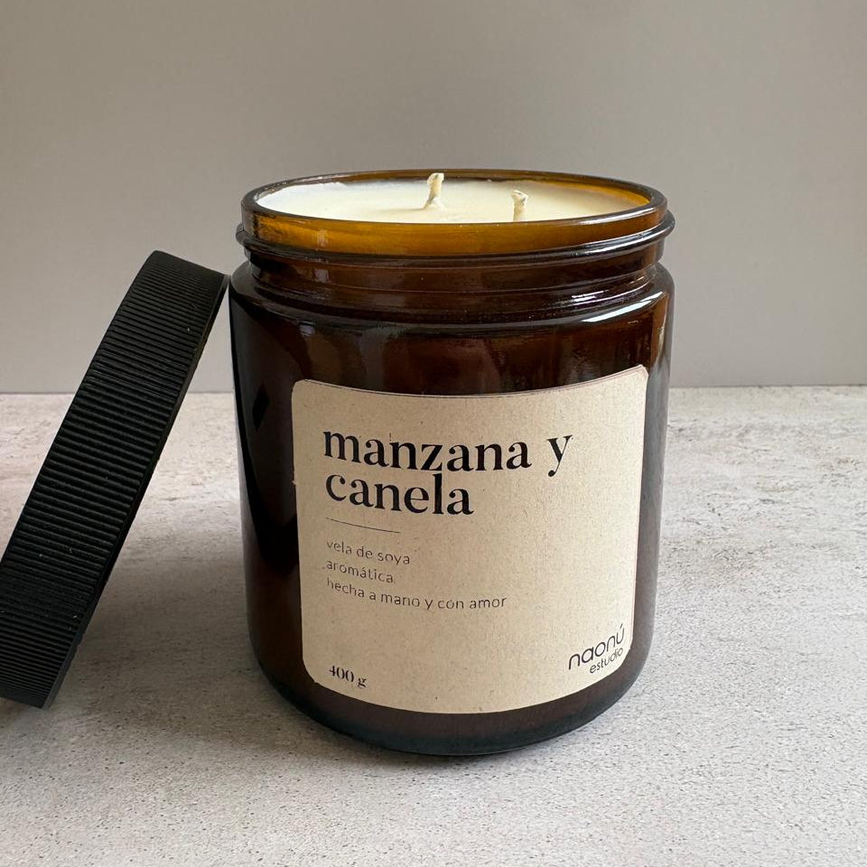 Vela Manzana & Canela 400 gr.