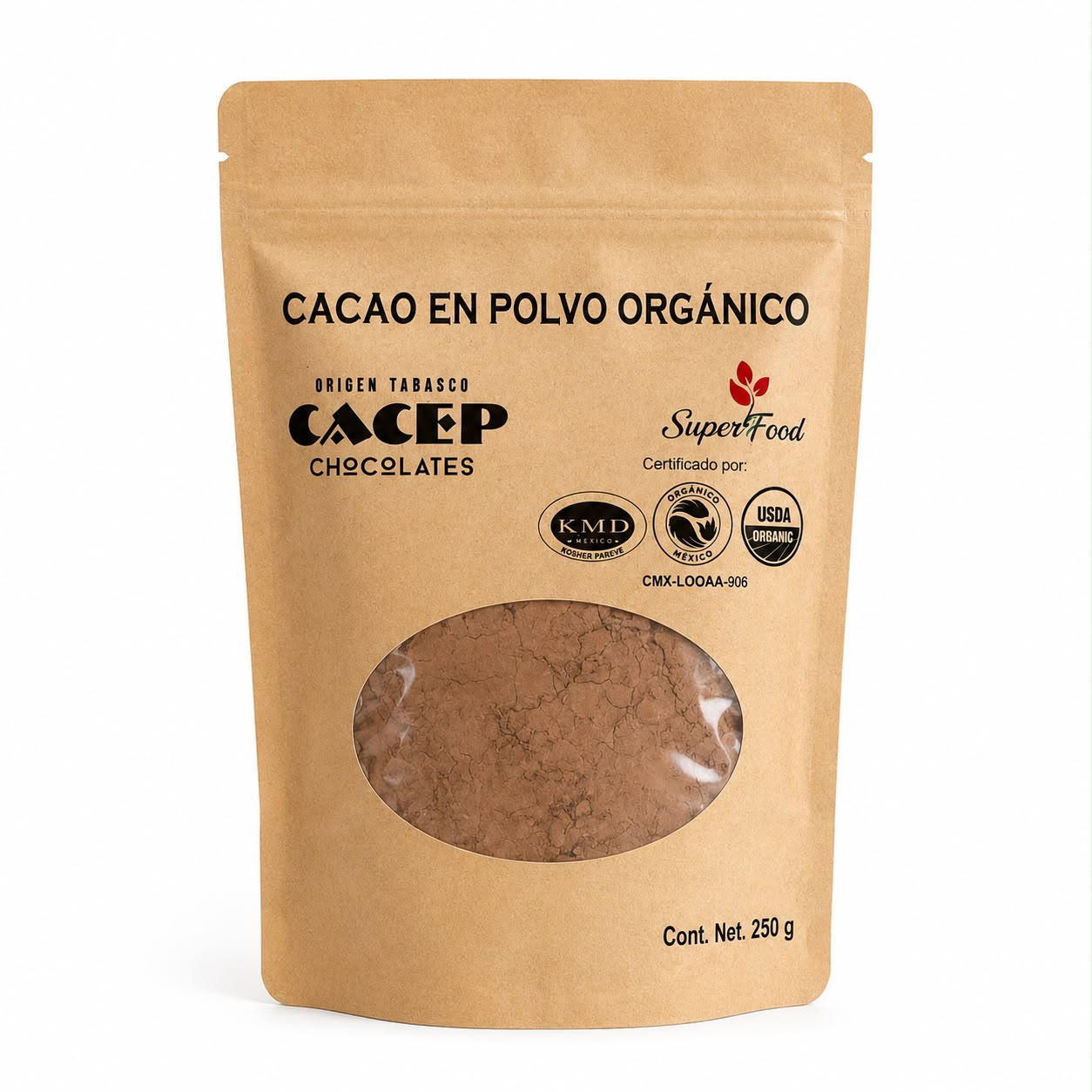 Cacao en polvo 250g (Cocoa natural)